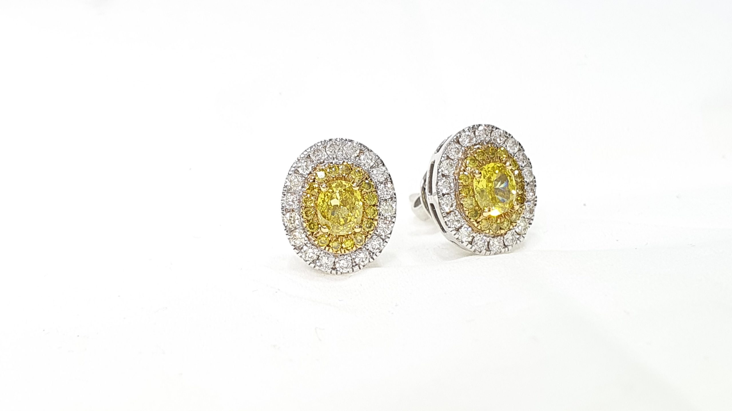 Diamond Earrings Canary Fine Earrings for sale  eBay