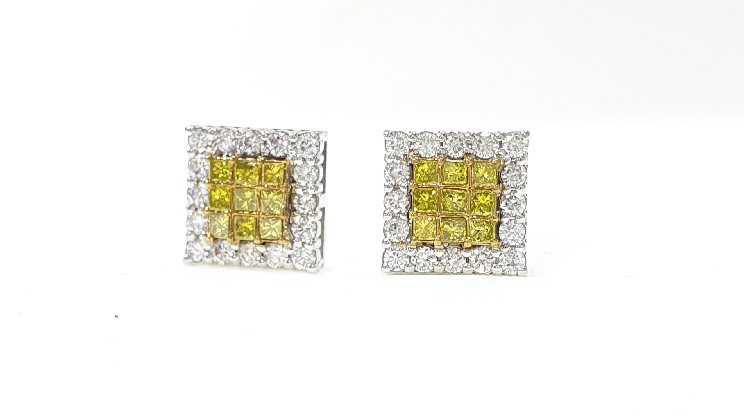 Buy Canary Diamond Earrings Yellow Diamond Earrings Yellow Online in India   Etsy